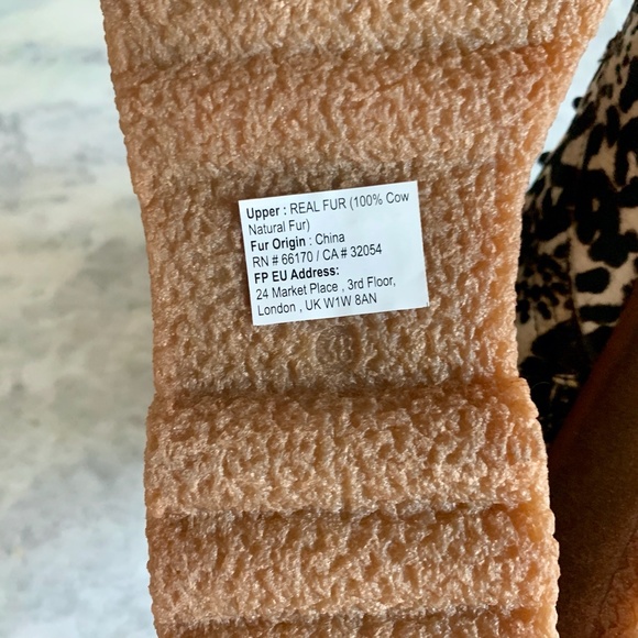 ❌Sold❌ Free People Taos Laced Snake Cow Hair Boot - Picture 13 of 16